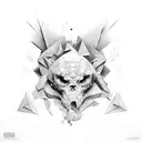 impossible shape tattoo design idea