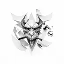 impossible shape tattoo design idea