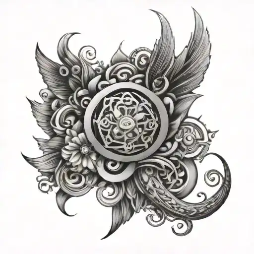 Element Air tattoo design idea