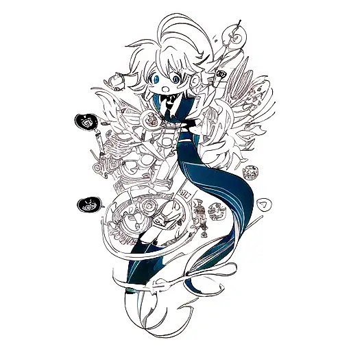 Ichthys tattoo design idea