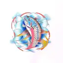 Ichthys tattoo design idea