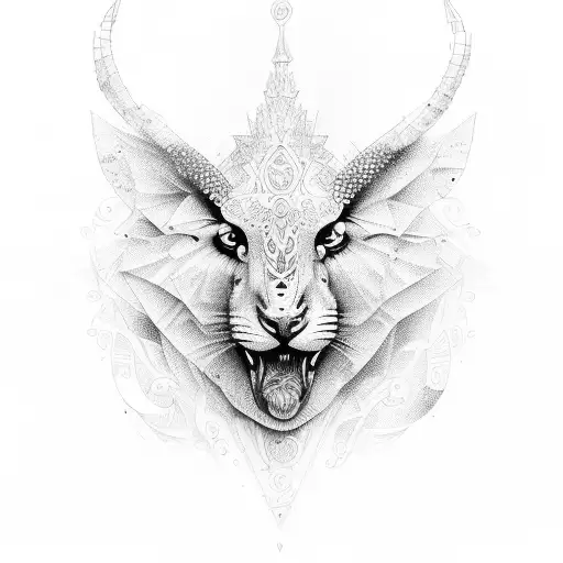 simbolo virgo tattoo design idea