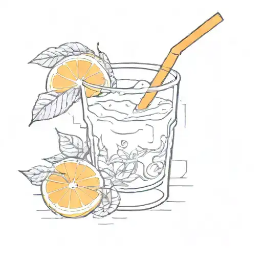 Noah Kahan Orange Juice tattoo design idea