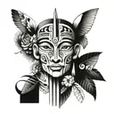 totem pole tattoo featuring subtle nods to family and the things I love   tattoo design idea