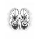 cowboy boots with dirt bike helmet tattoo design idea