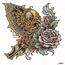 hope : hold on pain ends tattoo design idea