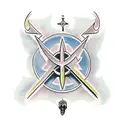 crusader  tattoo design idea