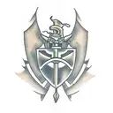 crusader  tattoo design idea