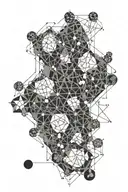 lsd molecule formula break tattoo design idea