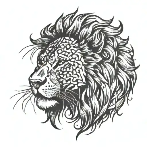 Hic Sunt Leones tattoo design idea