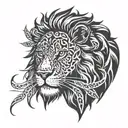 Hic Sunt Leones tattoo design idea