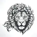 Hic Sunt Leones tattoo design idea