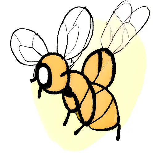 Honey Bee tattoo design idea