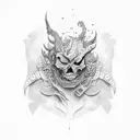 live or die tattoo design idea