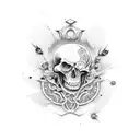 live or die tattoo design idea