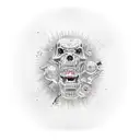 live to the fullest, rick it all or have nothing tattoo design idea