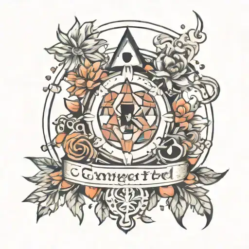 "connected to everything attached to nothing" tattoo design idea