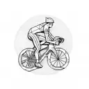 triathlon race tattoo design idea