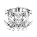 mugwort bracelet tattoo design idea