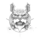 Seoul gaming chef tattoo design idea