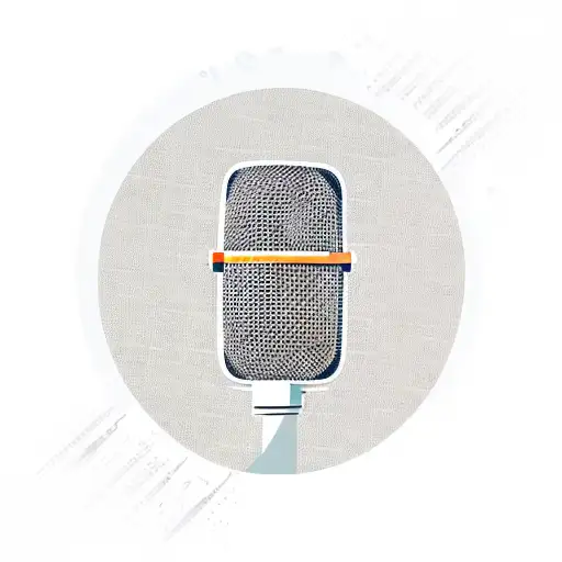 A new-school design of a microphone intertwined with a fork and knife, symbolizing a love for music and food tattoo design idea