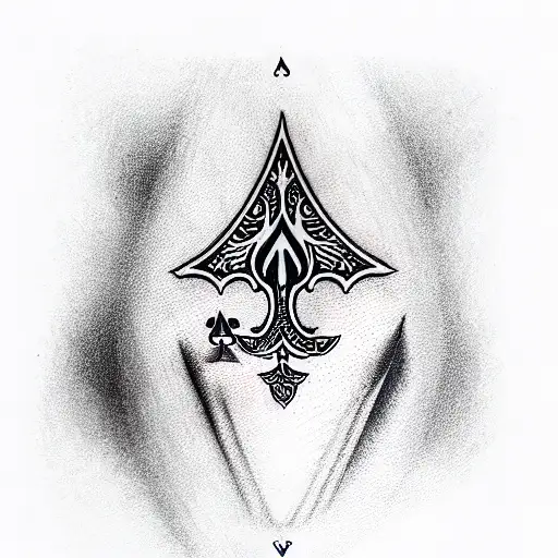 Ace of Spades tattoo design idea