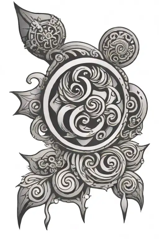 boredom symbol tattoo design idea