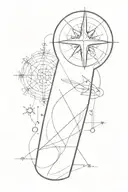 physics and christianity forearm tattoo design idea