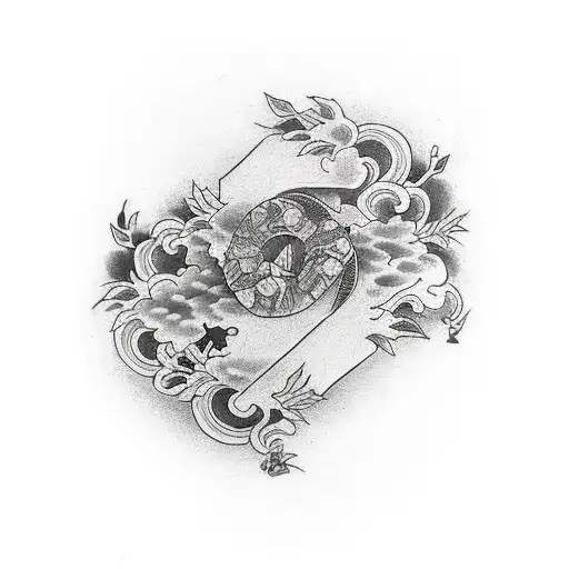  letter for war and peace  tattoo design idea