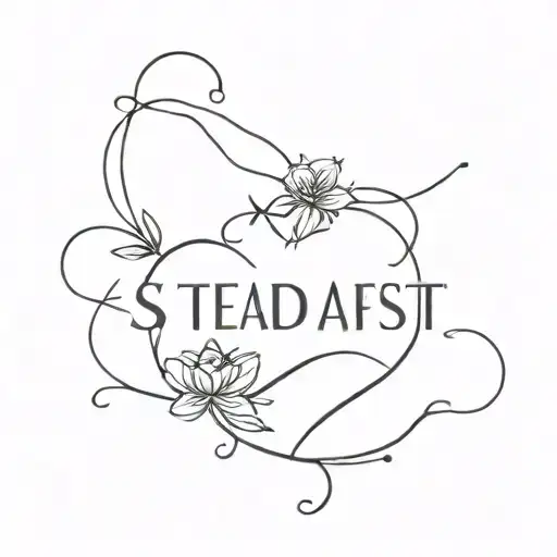 steadfast self-love  tattoo design idea