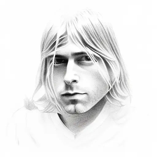 kurt cobain  tattoo design idea