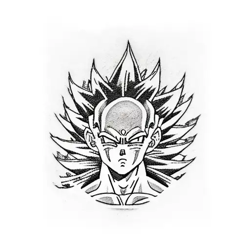 saiyan tattoo design idea