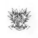 saiyan tattoo design idea