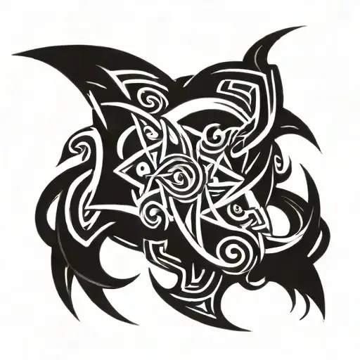 sabre tattoo design idea