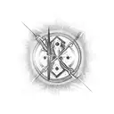 a match into water tattoo design idea