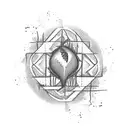 a match into water tattoo design idea