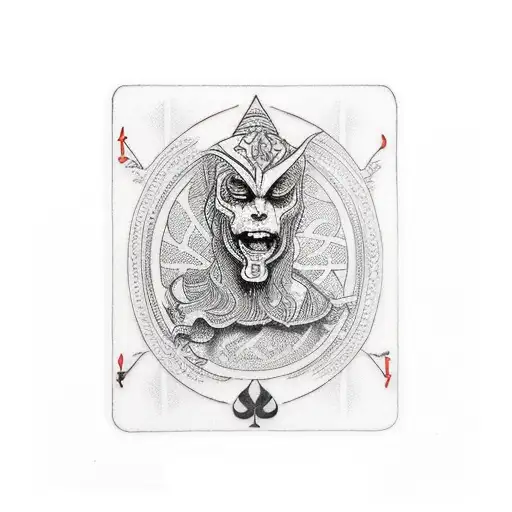 the fool tarot card tattoo design idea