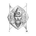 the fool tarot card tattoo design idea