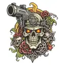 black ops zombies tattoo design idea