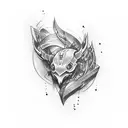 iron within iron without  tattoo design idea