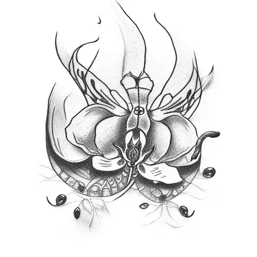 Found on Google from nextluxury.com | Orchid tattoo, Tattoos for guys,  Orchid flower tattoos