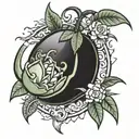 mango destruction tattoo design idea