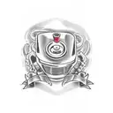 v8 engine tattoo design idea