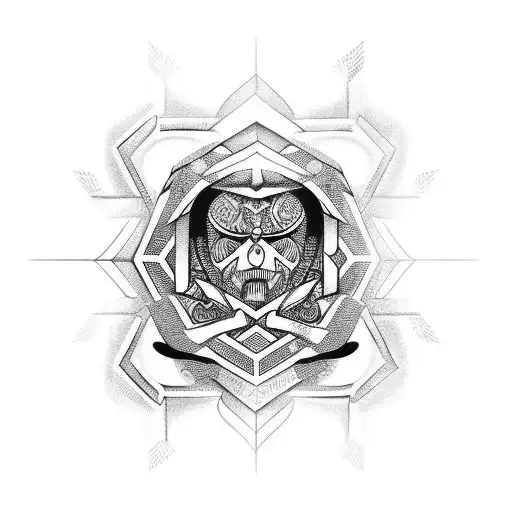 freehand lines y2k tattoo design idea