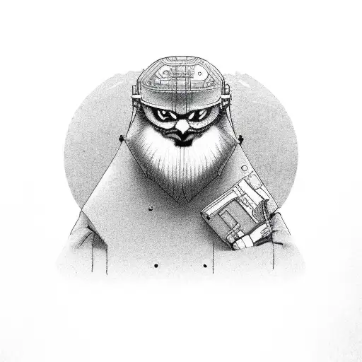 alone lonely sad tattoo design idea