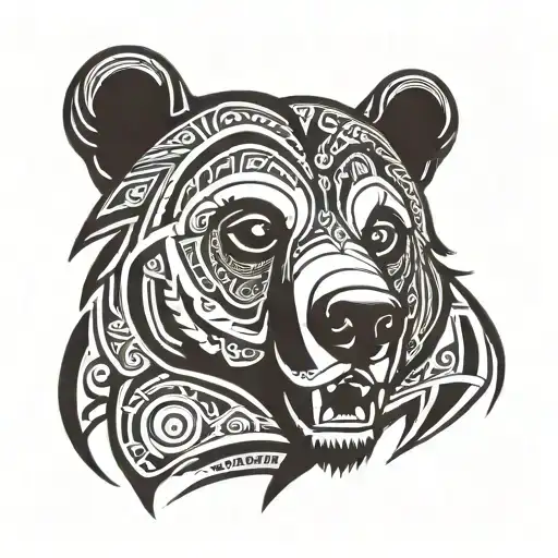 brother bear tattoo design idea