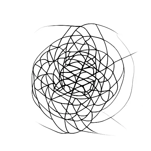 hydrogen atom  tattoo design idea