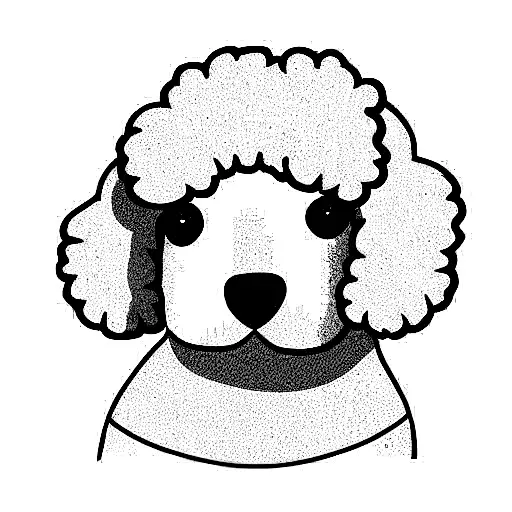 poodle toy tattoo design idea