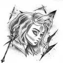Dark Harry Potter tattoo design idea