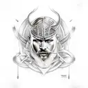 Ragnar lothbrok tattoo design idea